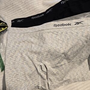 Reebok Boxer Briefs - Black and Light Gray 3 Pair
